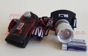 LATARKA lena CZOŁOWA DIODOWA RUBA 1 LED Z SOCZEWKĄ lena lighting