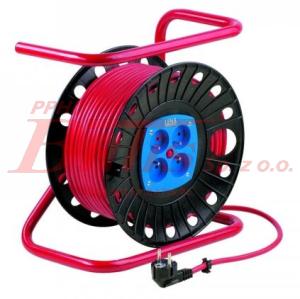 PRZEDŁUŻACZ mammooth ELEKTRYCZNY NA BĘBNIE 30M 230V, 3x1,5mm2, liczba gniazd 230V x 4szt. E, 1380 / 3680W, IP44, bęben plastikowy