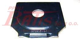 PŁYTA bpw oe WSPORNIKA RESORU BPW PROSTOKĄTNA 120*125 Z OTWOREM FI-30,2MM bpw