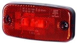 LAMPA horpol OBRYSOWA Z ODBLASKIEM EMA 20, DIODOWA CZERWONA