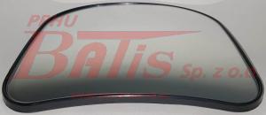 WKŁAD tangde LUSTERKA DALEKOSIĘŻNEGO PODGRZEWANY 24V R400 184*160*18 SCANIA 124/144 SERIA 400