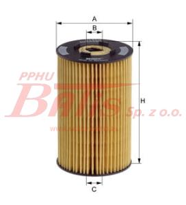 WKŁAD hengst FILTRA OLEJU MERCEDES/LK/LP/T2/UNIMOG/NG