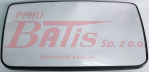 WKŁAD tangde LUSTERKA GŁÓWNEGO PODGRZEWANY 24V R1200 337*202 PRAWE/LEWE DAF LF/RVI MIDLUM 1818/PREMIUM DISTRIBUTION/RVI KERAX -po 05.2006 oraz VOLVO FL/FE po 09.2006 tangde