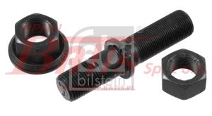 ŚRUBA febi KOŁA M22x1,5 x47/60/112mm / kpl. z nakrętkami / gwint: 29/50mm / fosforowany/stal / BPW /