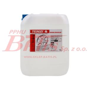 PŁYN tenzi / 20 litrów  DO CZYSZCZENIA FELG ALUX STRONG  /  / Skoncentrowany preparat przeznaczony do okresowego mycia silnie zanieczyszczonych, korodujących elementów z aluminium i jego stopów w pojazdach ciężarowych / opakowanie 20 litrów /