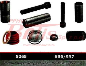 ZESTAW NAPRAWCZY PROWADNICY KRÓTKIEJ 32mm MB ZE ŚRUBĄ DO ZACISKU SN6/SN7/SK7 btp
