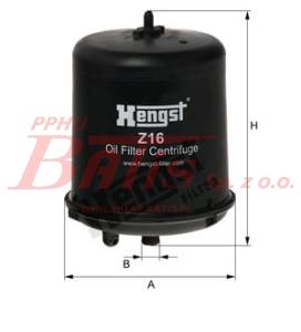 WKŁAD hengst FILTRA OLEJU WIRÓWKA DAF/XF95/XF105/CF85