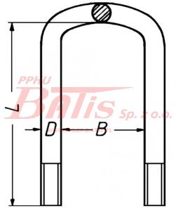STRZEMIĘ peters RESORU 130/M22*2,5/295 Z/N BPW