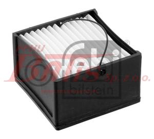 WKŁAD febi FILTRA PALIWA Z SEPARATOREM Z USZCZELKĄ OBUDOWA PLASTIKOWA MAN/F2000/90/M90/TGA/  DUŻY KWADRAT