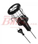LAMPA WARSZTATOWA RĘCZNA NA ŻARÓWKĘ E27 LUB B22 GUMMI IP44 100W 230V lena lighting