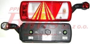 LAMPA aspock / prawa  TYLNA ECOPOINT II Z LAMPĄ OBRYSOWĄ NA WYSIĘGNIKU     / druga strona 147998 /