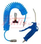PISTOLET DO PRZEDMUCHIWANIA   WĄŻ SPIRALNY FI6 BLUE ZESTAW