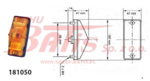 LAMPA vignal / lewa / prawa KIERUNKOWSKAZU LEWA / PRAWA RVI MIDLINER GAMA S/M, FR1