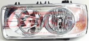 REFLEKTOR tangde LEWY MIJANIA / DROGOWY Z KIERUNKOWSKAZEM / ŚWIATŁEM POZYCYJNYM H7/H1 24V DAF CF65/75/85// LF45/55 XF95 tangde