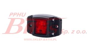 LAMPA horpol OBRYSOWA NA PODSTAWIE GUMOWEJ CZERWONA