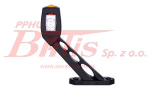 LAMPA horpol /lewa OBRYSOWA LED 12-24V / potrójna / wysięgnik: długi; ukośny / pozycja: przód, tył, bok /