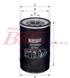 WKŁAD hengst FILTRA OLEJU MAN/G90/L2000/M2000/M90/