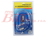 PISTOLET hico Z PRZEWODEM SPIRALNYM ZESTAW FI6 NIEBIESKI