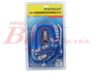 PISTOLET hico Z PRZEWODEM SPIRALNYM ZESTAW FI6 NIEBIESKI