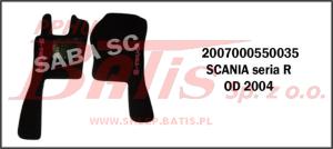 KPL.DYWANIKÓW PODŁOGI Z MATERIAŁU SZARE Z NAPISEM 'S-TRUCK' SCANIA R od 2004 (pasuje do 2009 i po 2009) 2007000550035