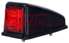 LAMPA horpol OBRYSOWA NAROŻNA CZERWONA DIODOWA 12/24V !LD223! index: 100746