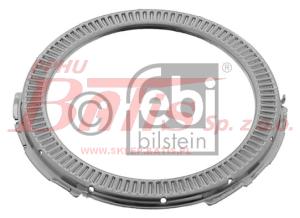 PIERŚCIEŃ febi BLASZANY ABS 125*156*8,5/100 ZĘBÓW / BPW TYP H 6-9T./BELKA #120 ECO-PLUS