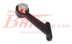 LAMPA horpol OBRYSOWA NA WYSIĘGNIKU DŁUGIM UKOŚNYM ŻARÓWKA PRAWA