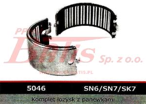 ZŁOŻENIE btp IGIEŁKOWE ZACISKU HAMULCOWEGO / KOMPLET ŁOŻYSK Z PANEWKAMI KNORR SN6/SN7/SK7 btp