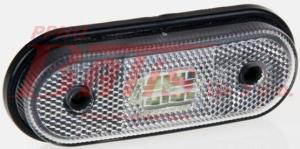 LAMPA fristom /biała OBRYSOWA LED 12-24V / z odblaskiem / podwieszana / przewód: 2x0,75mm2 / opakowanie: 10szt. /