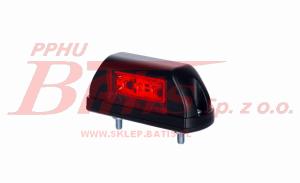 LAMPA horpol OBRYSOWA BIAŁO-CZERWONA HOR63 DIODOWA