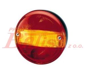LAMPA ZESPOLONA.3-SEGMENTOWA DIODOWA OKRAGLA ZOLTO CZERWONA 12-24V WAŚ W95