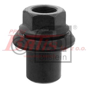 NAKRĘTKA febi ŚRUBY KOŁA M22*1,5*27*62 MAN/MERCEDES   / felga aluminiowa bliżniak  / opakowanie 20 szt. /