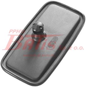 LUSTERKO rwl ZWYKŁE 375*185 MAN 1975-1988/IVECO NAGIRUS/SCANIA/LIAZ/STAR/KAMAZ