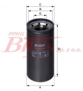 WKŁAD hengst FILTRA OLEJU DAF95XF (CUMINS VF390M) AUTOSAN seria A/H, KAROSA HD ,CASE, CUMMINS, FODEN, ERF