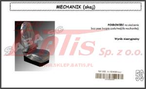 POKROWIEC FOTELA OCHRONNY DLA MECHANIKA SKAJ