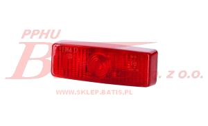 LAMPA horpol OBRYSOWA PROSTA ZATRZASK CZERWONA