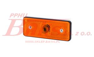 LAMPA horpol OBRYSOWA PROSTOKATNA Z ODBLASKIEM pomarańczowa