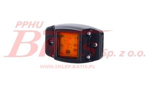 LAMPA horpol OBRYSOWA NA PODSTAWIE GUMOWEJ POMARAŃCZOWA