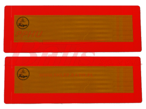 TABLICA WYRÓŻNIAJĄCA NACZEPY ŚREDNIA 565*200MM             /  sprzedawana w komplecie / 1 kpl - 2 szt.  /