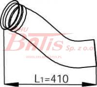RURA dinex WYDECHOWA PRZEDNIA VOLVO FH-12 // RVI MAGNUM DXI 12 - dinex