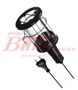 LAMPA WARSZTATOWA RĘCZNA NA ŻARÓWKĘ E27 GUMMI 100W lena lighting