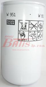 WKŁAD mann filter FILTRA OLEJU MASZYNY BUDOWLANE