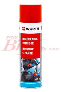 PIANKA wurth /0.5L CZYSZCZĄCA UNIWERSALNA / do wnętrza: elementy plastikowe; lakierowane; tekstylne; szklane i tapicerka /