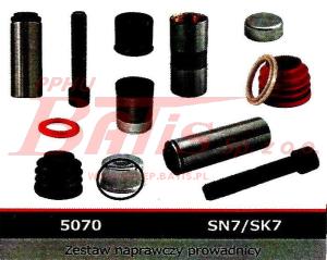 ZAŚLEPKA unb PROWADNICY ZACISKU FI-40x36mm / KNORR SB / duża /