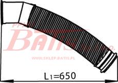 RURA dinex WYDECHOWA PRZEDNIA DAF CF 85/XF95/XF 105 Euro 3/4 10.2005-> 360-510 KM DINEX