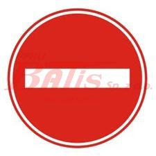 NAKLEJKA ZAKAZ WJAZDU Fi160mm