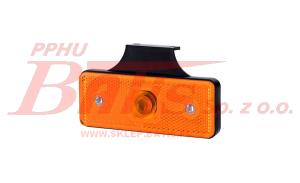 LAMPA horpol OBRYSOWA PROSTOKATNA Z ODBLASKIEM pomarańczowa wieszakiem