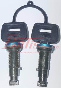 KPL. WKŁADEK tangde DRZWI DAF 65CF/75CF/85CF/95XF/CF65/CF75/CF85/XF95  2 WKŁADKI  2 KLUCZYKI.