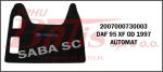 DYWAN ŚRODKOWY DAF 95 XF OD 1997 AUTOMAT czerwone przeszycia i napisy