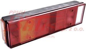 LAMPA vignal / lewa TYLNA 7-SEGMENTOWA LEWA MAN/ DAF WTYK BOCZNY 7 PIN  vignal  wyjście z boku / druga strona  z vignal-a 040507 / klosz 068323 /